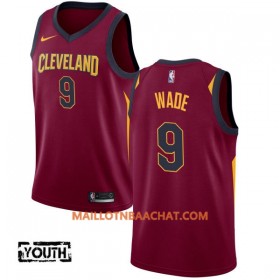Maillot NBA Cleveland Cavaliers Dwyane Wade 9 Nike 2017-18 Maroon Swingman - Enfant